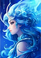 Zabawki kreatywne - HAFT DIAMENTOWY OBRAZ DIAMOND PAINTING FANTASY KOBIETA MOZAIKA 30 x 40 cm - miniaturka - grafika 1