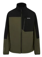 Kurtki i kamizelki sportowe męskie - Regatta Kurtka softshellowa "Moutdale" w kolorze khaki - miniaturka - grafika 1