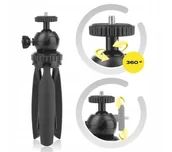 Akcesoria do projektorów - Overmax Tripod Stand Mini do 2kg gwint 1/4" - miniaturka - grafika 1