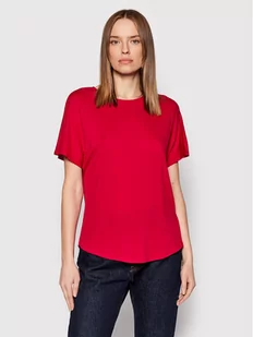 Benetton United Colors Of Bluzka 3Z12E1AG1 Różowy Regular Fit - Bluzki damskie - miniaturka - grafika 1