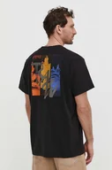 Koszulki męskie - G-Star Raw t-shirt bawełniany męski kolor czarny z nadrukiem - miniaturka - grafika 1