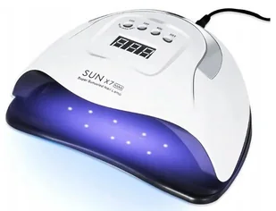 Lampa do paznokci Manicure UV Dual LED Mocna LED+UV Sun X7 MAX 220 W biała - Lampy UV do paznokci - miniaturka - grafika 1