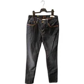 Spodnie damskie - Mos Mosh Spodnie Damskie Wygodne Jeansowe Dżinsowe Granatowe 30 - miniaturka - grafika 1