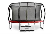 Trampoliny - G21 Trampolina SpaceJump 366 cm, czerwona + akcesoria - miniaturka - grafika 1