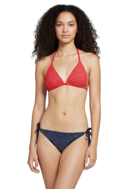 Dół od bikini majtki do stroju kąpielowego Lotto L w kropki groszki