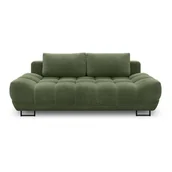 Sofy i kanapy - Zielona 3-osobowa sofa rozkładana Windsor & Co Sofas Cumulus - miniaturka - grafika 1
