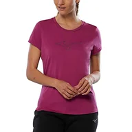Koszulki i topy damskie - Mizuno Damska koszulka z logo RB trening, magenta mgiełka, S - miniaturka - grafika 1