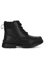 Buty dla chłopców - Action Boy Trzewiki CM231117-46 Czarny - miniaturka - grafika 1