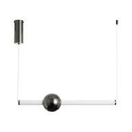 Lampy sufitowe - Lampa wisząca O-LINE LED 63 cm czarna ST-1688S-BK Step Into Design - miniaturka - grafika 1