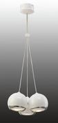 Lampy sufitowe - Italux Oprawa, lampa wisząca SFERIO WHITE MA01394CA-003WH Biały - miniaturka - grafika 1