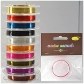 Dekoratorstwo - Drut Jubilerski Miedziany 0,30 M/10Mb Różowy, Galeria Hobby - miniaturka - grafika 1