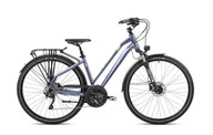 Rowery - Rower trekkingowy ROMET GAZELA 9 2024 fioletowo-złota, 19, 28, nd., kobieta - miniaturka - grafika 1