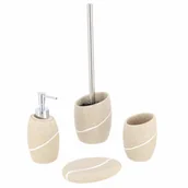 Akcesoria łazienkowe - Komplet łazienkowy Caldarela Stone - miniaturka - grafika 1