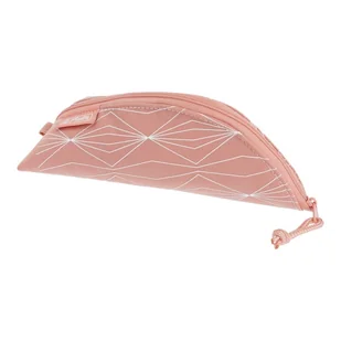 Herlitz 50038602 piórnik Miękki piórnik Bawełna, Skóra woskowana (Pull Up) Różowy, Biały - Piórniki - miniaturka - grafika 1
