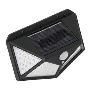 Eko-Light Lampa solarna Batman 3W 6500K 50-70lm IP44 czarna - Lampy ogrodowe Eko-Light Lampa solarna Batman 3W 6500K 50-70lm IP44 czarna - Lampy ogrodowe - miniaturka - grafika 1