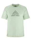Koszulki męskie - Craft Koszulka "ADV Trail Wool" w kolorze zielonym - miniaturka - grafika 1