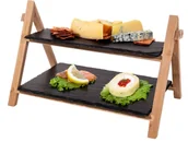 Tace i patery - Patera do serwowania Kesper 2-poziomowa (4000270381188) - miniaturka - grafika 1