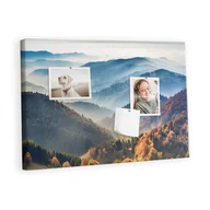 Tablice i flipcharty - Kolorowy Organizer - Tablica Korkowa z Pinezkami - Krajobraz górski 60x40 cm - miniaturka - grafika 1