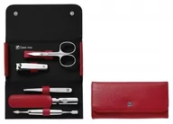 Zestawy do manicure i pedicure - ZWILLING Manicure BT Klasyczny Inox Zwilling czerwony 5 szt. - miniaturka - grafika 1