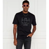 Koszulki męskie - Iceberg T-shirt ICEBERG X GARFIELD | Regular Fit - miniaturka - grafika 1