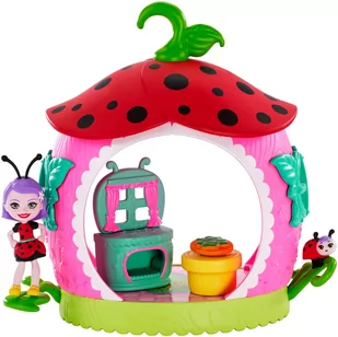 Mattel Enchantimals Ladelia Ladybug zestaw FXM98 - Lalki dla dziewczynek - miniaturka - grafika 1
