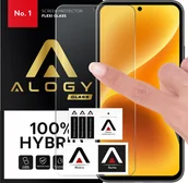 Szkła hartowane na telefon - Alogy Szkło hybrydowe do Samsung Galaxy A54 5G na ekran Alogy Flexi Glass 9H Case Friendly płaskie na ekran - miniaturka - grafika 1