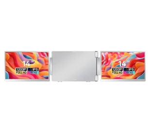 Extralink Smart Life S7 2-Screen 14" Full HD IPS 60Hz do laptopa 12" do 17,3" S7 - Monitory - miniaturka - grafika 1