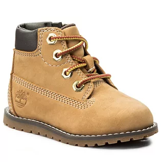 Buty dla chłopców - Trzewiki Timberland - Pokey Pine 6In Boot A125Q/TB0A125Q2311 Wheat - grafika 1