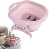 Masażery - PRZENOŚNY SKŁADANY MASAŻER DO STÓP SPA WANNA Z ROLKAMI RELAKS - miniaturka - grafika 1