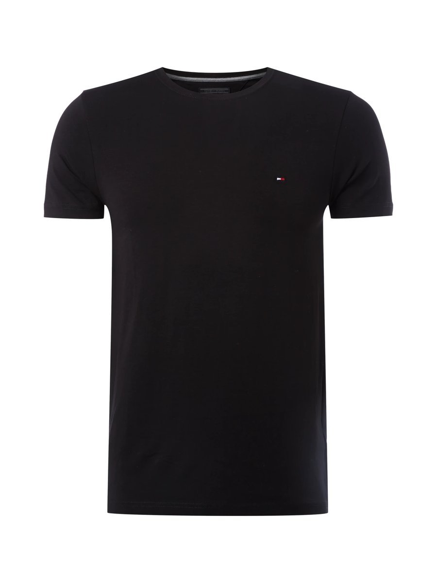 TOMMY HILFIGER JEANS koszulka meska czarny tshirt logo okragly dekolt TOMMY HILFIGER JEANS koszulka meska czarny tshirt logo okragly dekolt r.S