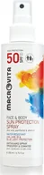 Balsamy i kremy do opalania - Macrovita spray do opalania twarzy i ciała SPF50 bio-aloes, panthenol i bio-oliwa 200ml - miniaturka - grafika 1