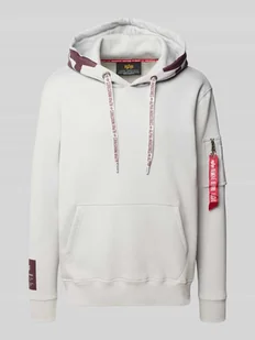 Bluza z kapturem, kieszenią kangurką i boczną kieszenią na zamek błyskawiczny - Bluzy męskie - miniaturka - grafika 1