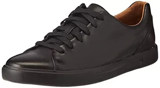 Trampki męskie - Clarks Męskie trampki Un Costa Lace, czarny, 41,5 EU - grafika 1