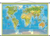 Atlasy i mapy - Zwierzęta Świata Młodego Odkrywcy MIDI mapa ścienna dla dzieci ArtGlob - miniaturka - grafika 1