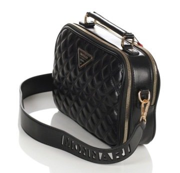 Monnari Pikowana torebka listonoszka Kuferek Dwie komory Rączka pasek