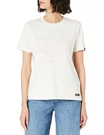 Koszulki i topy damskie - Superdry Damska koszulka wojskowa Narrative Tee T-Shirt - miniaturka - grafika 1