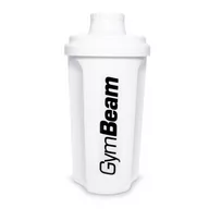 Shakery i bidony sportowe - Biały szejker GymBeam 700 ml - miniaturka - grafika 1