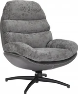 Fotele - Signal Fotel tapicerowany GISELLE czarny - miniaturka - grafika 1