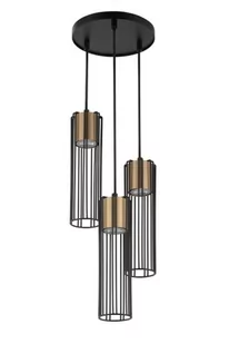 Fobia lampa wisząca 3-punktowa czarna/złota 33458 - Lampy sufitowe - miniaturka - grafika 1