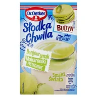 Budyń - Dr. Oetker Słodka Chwila Budyń smak makaroniki pistacjowe 43 g - miniaturka - grafika 1