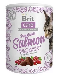 Brit Brit Care Cat Snack Superfruits Salmon 100g - Przysmaki dla kotów - miniaturka - grafika 1