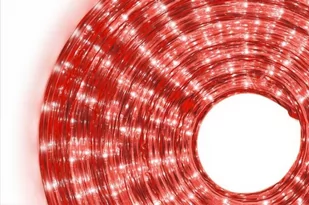 Nexos Wąż świetlny 10 m czerwony - 240 x LED dioda - Oświetlenie świąteczne Nexos Wąż świetlny 10 m czerwony - 240 x LED dioda - Oświetlenie świąteczne - miniaturka - grafika 1