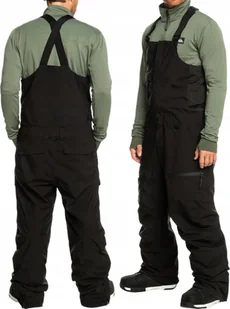 Quiksilver Męskie Spodnie Quiksilver Technical Snow Bib Pants EQYTP03200-KVJ0 L - Spodnie narciarskie - miniaturka - grafika 1