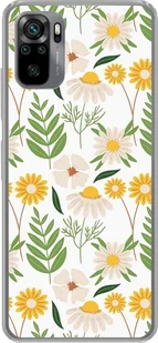 Pokrowiec König Design kompatybilny z plastikowym, miękkim etui na telefon Xiaomi Redmi Note 10S - Etui na telefon komórkowy wzór kwiatowy 2 - Etui i futerały do telefonów - miniaturka - grafika 1