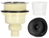 Syfony - Odpływ syfon sitko do zlewów myjni fryzjerskiej standardowy armatura - miniaturka - grafika 1