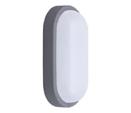 Lampy ogrodowe - Solight WO744-G- LED Kinkiet zewnętrzny LED/13W/230V 4000K IP54 szary elipsa - miniaturka - grafika 1