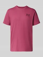 Koszulki męskie - T-shirt z nadrukiem z logo - miniaturka - grafika 1