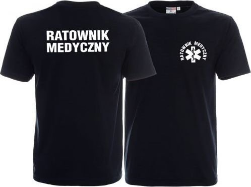 Promostars LPP - Koszulka męska RATOWNIK MEDYCZNY granatowa