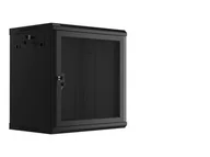 Szafy rack - Lanberg szafa rack wisząca 19'' 12U 600X450 czarna drzwi perforowane WF01-6412-23B - miniaturka - grafika 1
