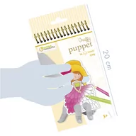 Prace ręczne dla dzieci - Kolorowanki Pacynki Wróżki - miniaturka - grafika 1